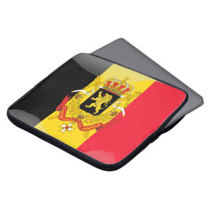Belgian Coat of arms Laptop Sleeve