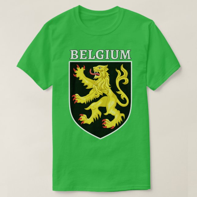 Belgian Coat of Arms T-Shirt (Design Front)