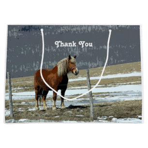 Belgian Draft Horse In Paddock Gift Bag