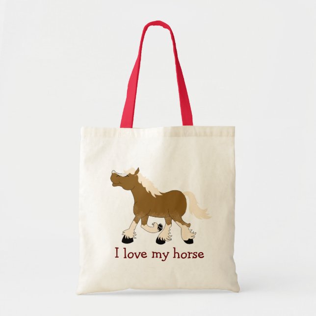 BELGIAN DRAFT HORSE Lover Grocery Bag (Front)