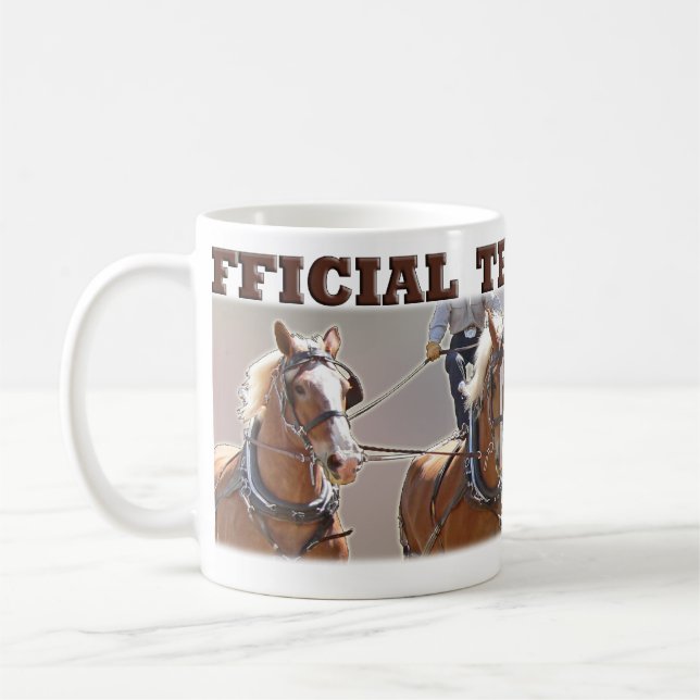 Belgian Draught   Horse Official Teamster Mug (Left)