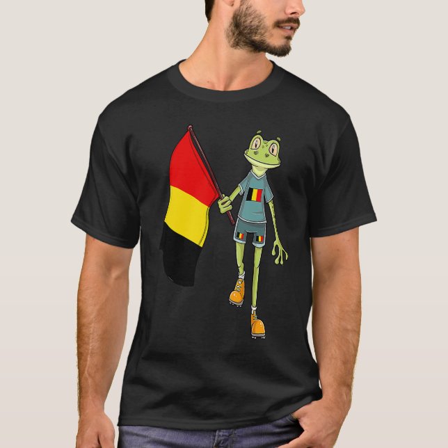 Belgian Fan Frog T-Shirt (Front)