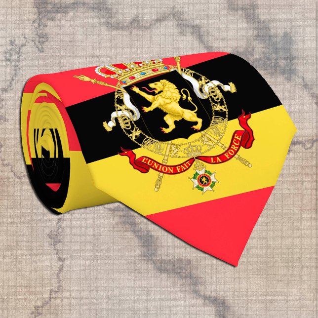 Belgian Flag & business Belgium, travel / sports Tie (Creator Uploaded)