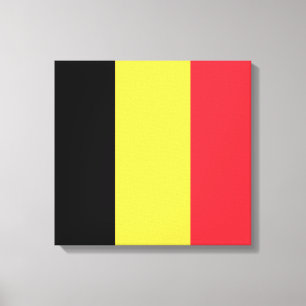 Belgian Flag Canvas Print
