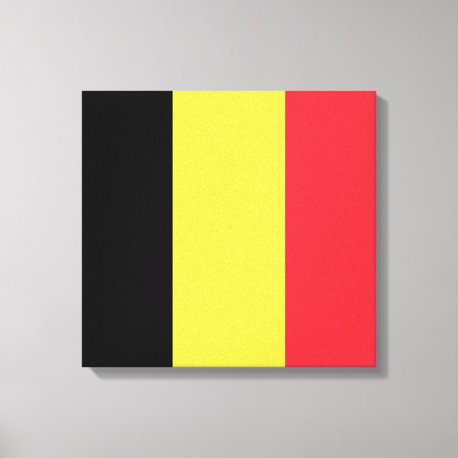Belgian Flag Canvas Print (Front)