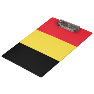 Belgian Flag Clipboard