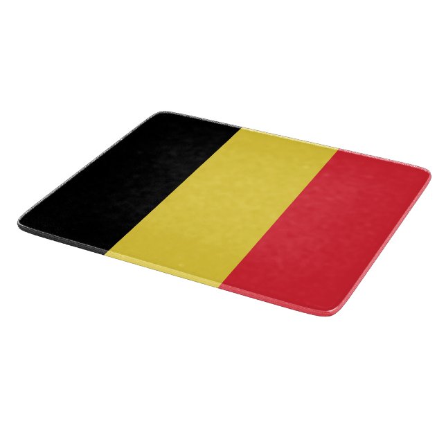 Belgian Flag Cutting Board (Corner)