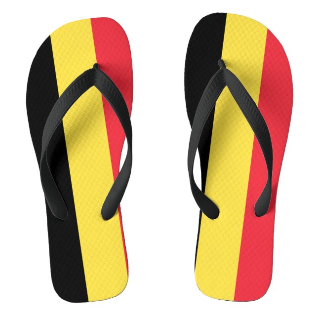 Belgian flag flip flops (Footbed)