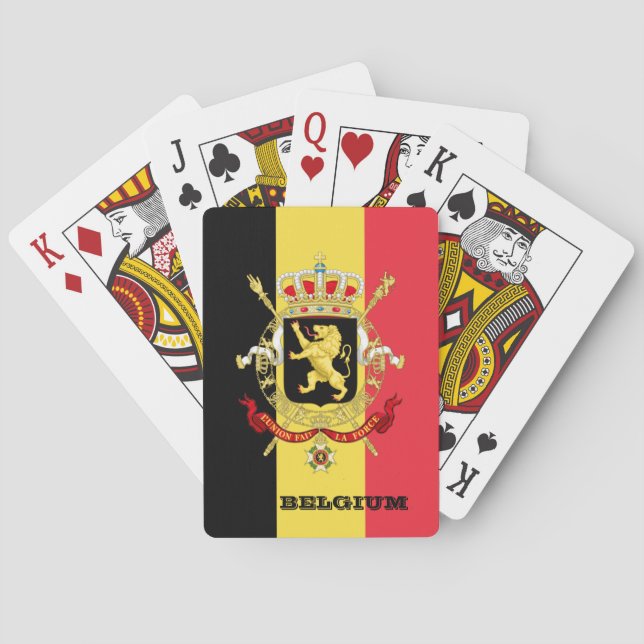 Belgian Flag Games, Belgium Playing Cards (Back)