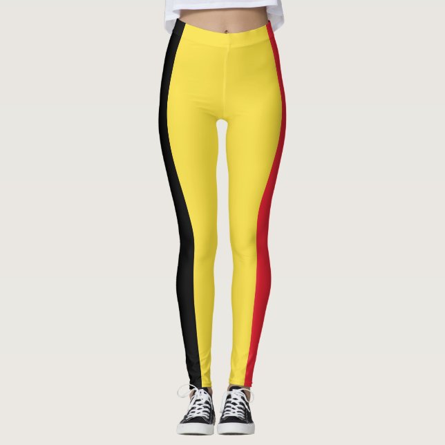 Belgian Flag Leggings (Front)