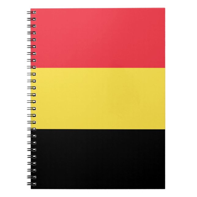 Belgian Flag Notebook (Front)