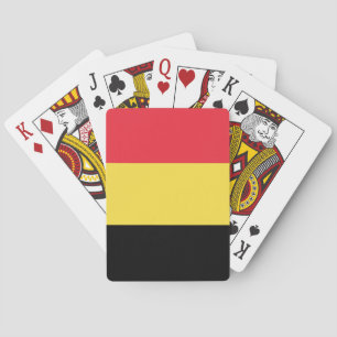 Belgian Flag Playing Cards