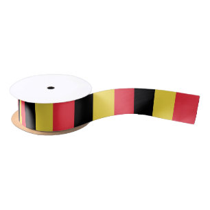 Belgian flag ribbon satin ribbon