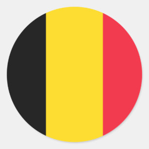 Belgian Flag sticker