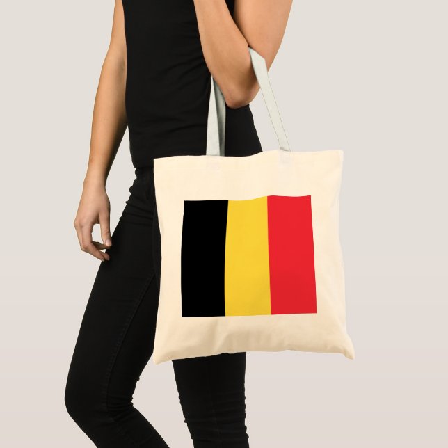 Belgian Flag Tote Bag (Front (Product))