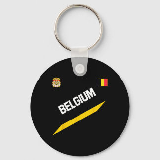 Belgian Football Soccer Ball Travel Jersey Allez L Key Ring