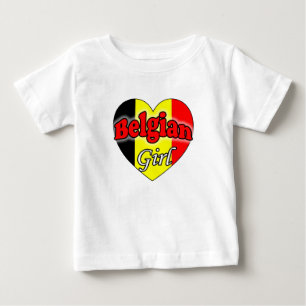 Belgian Girl Baby T-Shirt