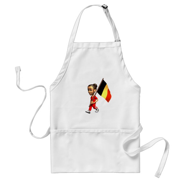 Belgian Girl Standard Apron (Front)