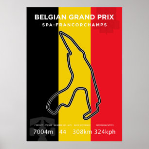 Belgian Grand Prix Poster
