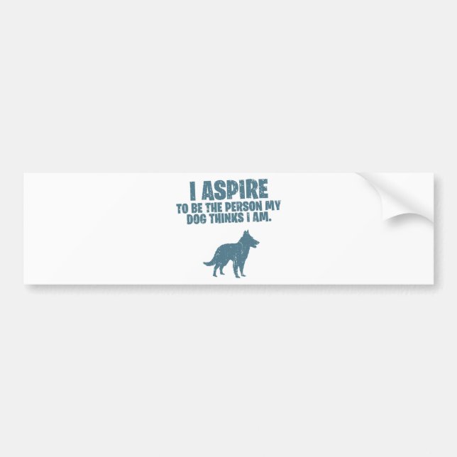 Belgian Groenendael Bumper Sticker (Front)