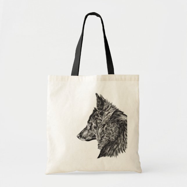 belgian groenendael dog tote bag (Front)