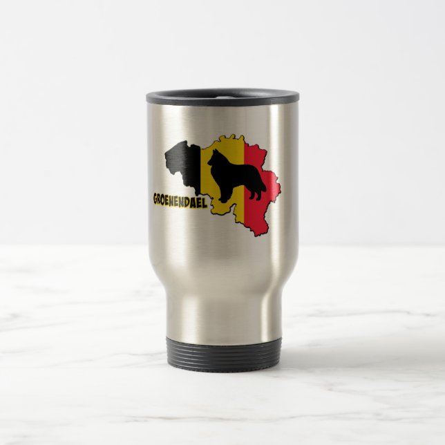 Belgian Groenendael Travel Mug (Center)