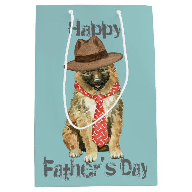 Belgian Laekenois Dad Medium Gift Bag (Front)