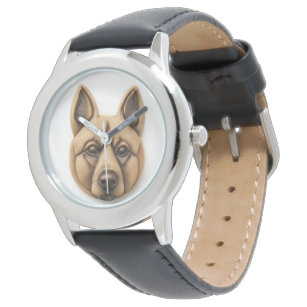 Belgian Malinoi Dog 3D Inspired Watch