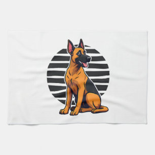 Belgian Malinois (2) Tea Towel