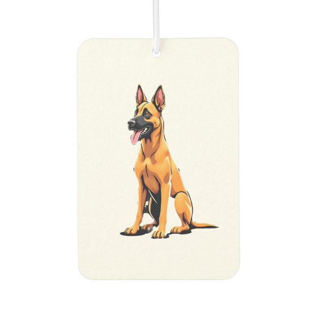 Belgian Malinois (3) Car Air Freshener (Front)