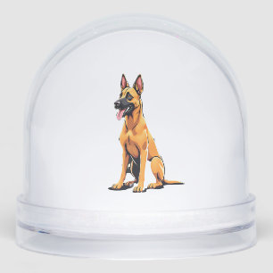 Belgian Malinois (3) Snowglobe