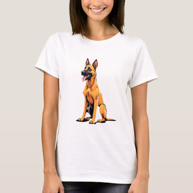 Belgian Malinois (3) T-Shirt (Front)
