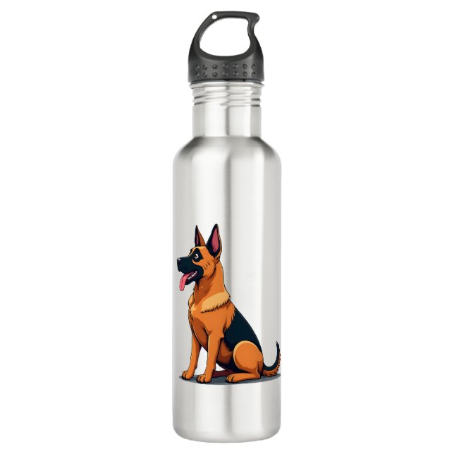 Belgian Malinois (6) 710 Ml Water Bottle (Front)