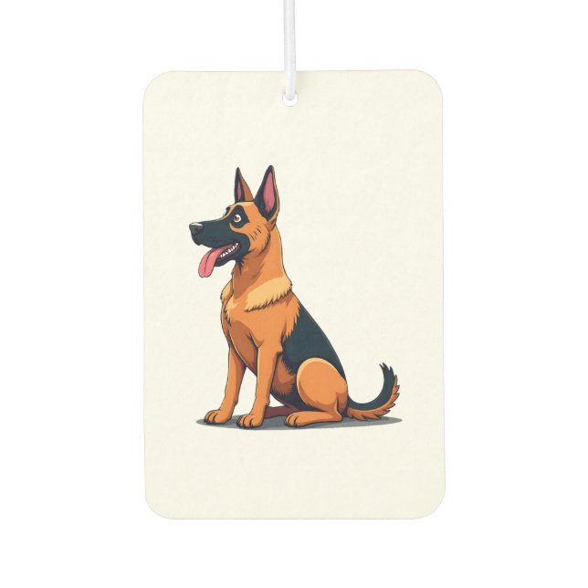 Belgian Malinois (6) Car Air Freshener (Front)
