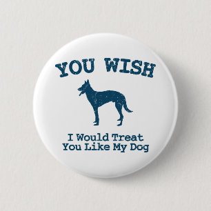 Belgian Malinois 6 Cm Round Badge