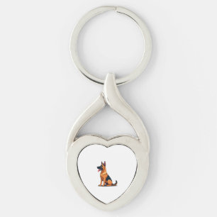 Belgian Malinois (6) Key Ring