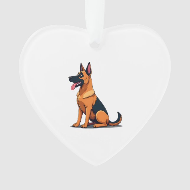 Belgian Malinois (6) Ornament (Front)