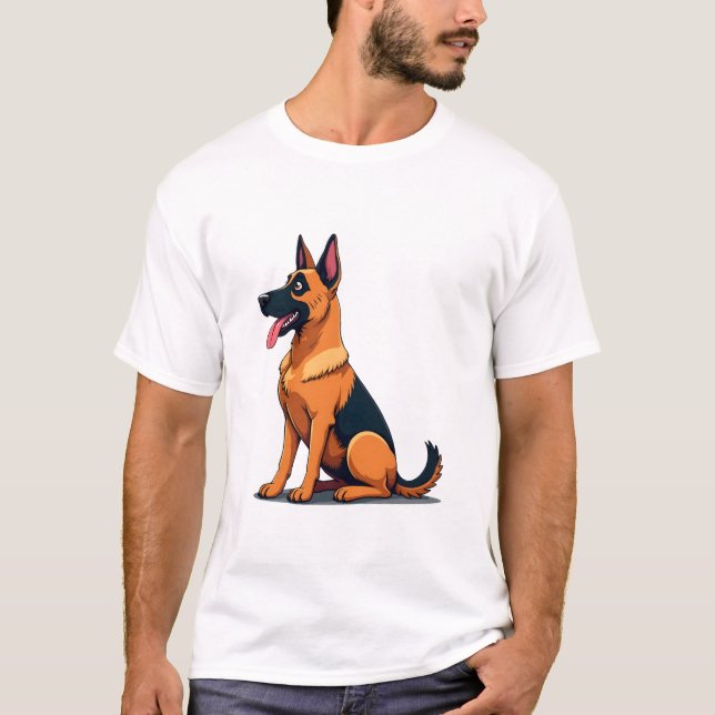 Belgian Malinois (6) T-Shirt (Front)