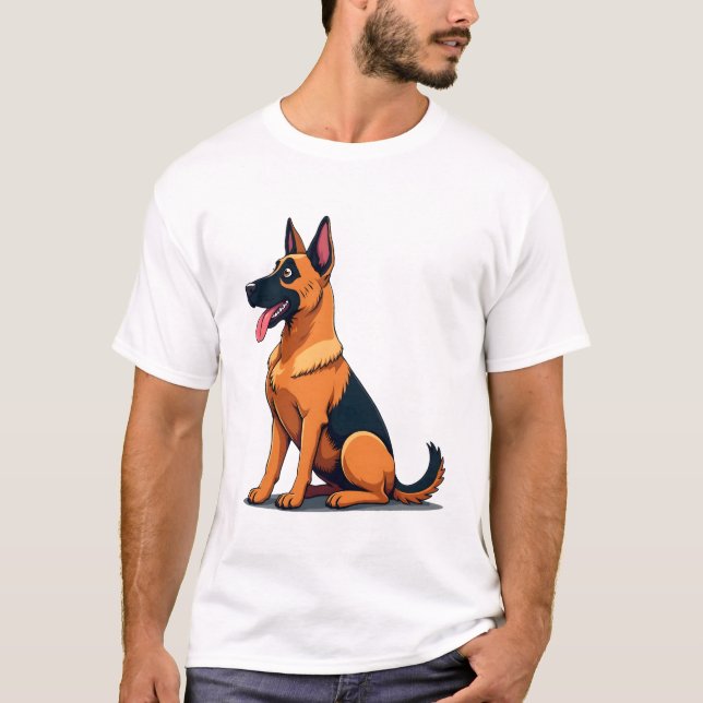 Belgian Malinois (6) T-Shirt (Front)