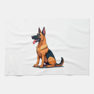 Belgian Malinois (6) Tea Towel