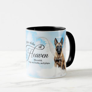 Belgian Malinois Angel Personalized Pet Memorial Mug