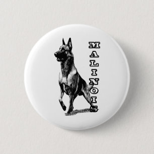 Belgian Malinois are the Best 6 Cm Round Badge