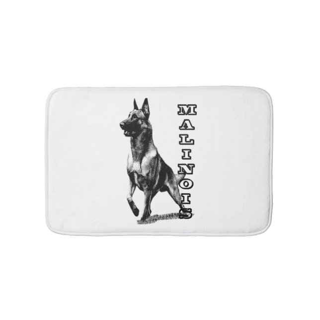 Belgian Malinois are the Best  Bath Mat (Front)