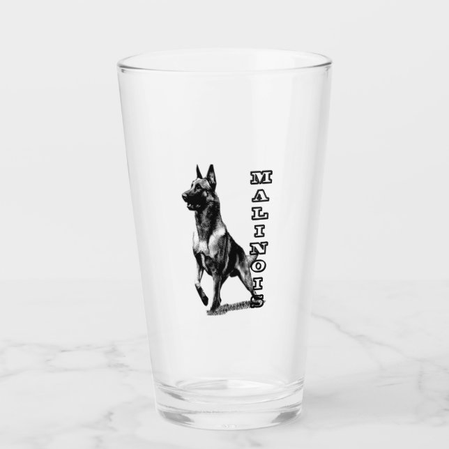 Belgian Malinois are the Best  Glass (Front)