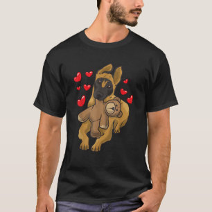Belgian Malinois Belgian Shepherd Dog With A Heart T-Shirt