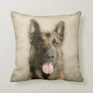 Belgian Malinois - Belgian shepherd -Maligator Cushion