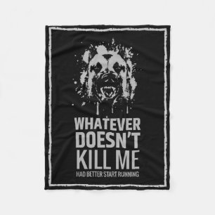 Belgian Malinois - Belgian shepherd -Mechelaar Fleece Blanket