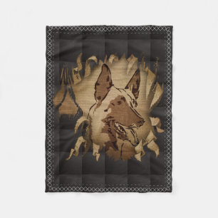 Belgian Malinois - Belgian shepherd -Mechelaar Fleece Blanket