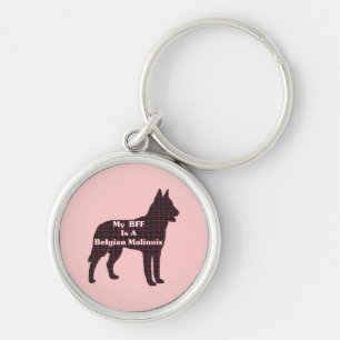 Belgian Malinois BFF Key Ring