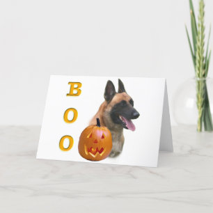 Belgian Malinois Boo Holiday Card